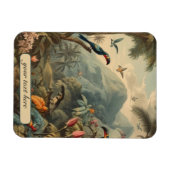 ヴィンテージの植物園、カスタマイズ可能 マグネット (横)