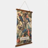 ヴィンテージの植物園、カスタマイズ可能 吊り下げ型タペストリー (傾斜あり)