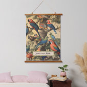 ヴィンテージの植物園、カスタマイズ可能 吊り下げ型タペストリー (寝室)