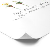 ヴィンテージの植物学"花のクラボル"レッドヴェー ポスター (角)