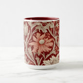 ヴィンテージの植物性リタイアギフトのお母さん赤 マグカップ (中央)