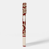 ヴィンテージの植物性リタイアギフトのお母さん赤 Case-Mate iPhoneケース (裏面 / 右)