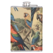 ヴィンテージの植物界の産卵が可能 フラスク (裏面)