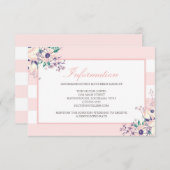 ヴィンテージの植物相のエンクロージャカード エンクロージャーカード (正面/裏面)