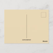 ヴィンテージの楽しい復活祭の雛を靴に ポストカード (裏面)