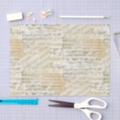 ヴィンテージの楽譜のティッシュペーパー 薄葉紙 (クラフト)