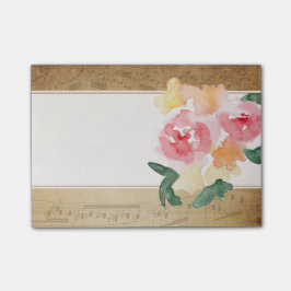 ヴィンテージの楽譜の付箋 ポストイット