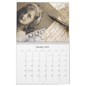 ヴィンテージの構成2016のカレンダー カレンダー (1月 2026)