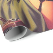 ヴィンテージの機内固定 ラッピングペーパー (ロールコーナー)