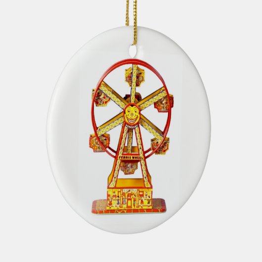ヴィンテージの機械観覧車 セラミックオーナメント (右)