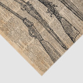 ヴィンテージの武器のアンティークは辞書の芸術を撃ちます 薄葉紙 (詳細)