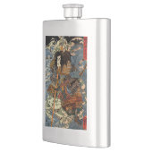 ヴィンテージの武士のUkiyo-eの日本のな絵画 フラスク (左)