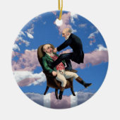 ヴィンテージの歯科医のギフト セラミックオーナメント (正面)