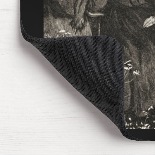 ヴィンテージの母と娘 マウスパッド (コーナー)