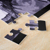 ヴィンテージの母と子のコラージュ 母の日 ジグソーパズル (側面)