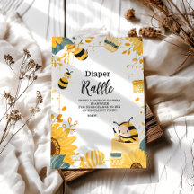 ヴィンテージの母と蜂の花おむつラッフル