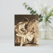 ヴィンテージの母と赤ちゃん ポストカード (スタンド正面)