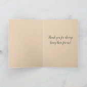 ヴィンテージの母の日にお母さんに編み物を教えるレッスン カード (内部)