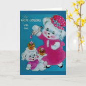 ヴィンテージの母の日のカードおばあちゃん素晴らし用 カード (黄色い花)