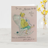 ヴィンテージの母の日のカード カード (黄色い花)