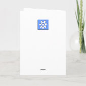 ヴィンテージの母の日カード カード (裏面)