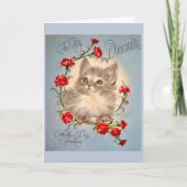 ヴィンテージの母の日-私の娘への…、 カード (正面)