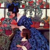 ヴィンテージの母子 マグカップ