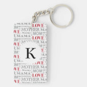 ヴィンテージの母性愛の母の日か誕生日 キーホルダー (裏面)