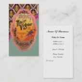 ヴィンテージの毛のクリームポスター名刺 名刺 (正面/裏面)