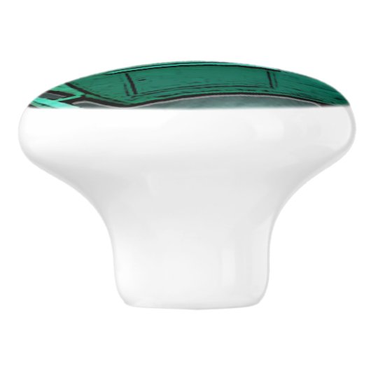 ヴィンテージの水のキャンピングカーの引出しのノブ セラミックノブ (側面)