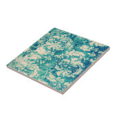 ヴィンテージの水のグランジなダマスク織パターン タイル (側面)