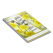 ヴィンテージの水仙 ノートブック (右側)