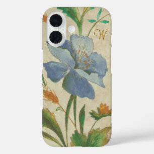 ヴィンテージの水彩イラストレーション iPhone 16ケース