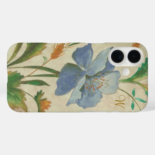 ヴィンテージの水彩イラストレーション Case-Mate iPhoneケース (裏面 (横))