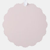 ヴィンテージの水彩鹿と。メリークリスマス オーナメントカード (裏面)