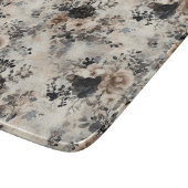 ヴィンテージの水色バラベージュ、ブラック、クリーム カッティングボード (角)