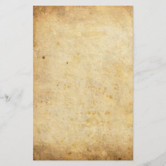 ヴィンテージの汚れた硫酸紙 便箋 (正面)