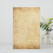 ヴィンテージの汚れた硫酸紙 便箋 (スタンド正面)