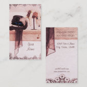 ヴィンテージの洋品店の名刺 名刺 (正面/裏面)