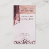 ヴィンテージの洋品店の名刺 名刺 (裏面)