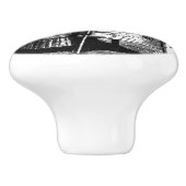 ヴィンテージの洗濯室 セラミックノブ (側面)