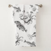 ヴィンテージの海の創造物の海のファンタジー バスタオルセット (インサイチュ)