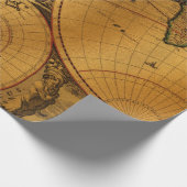 ヴィンテージの海の地図の包装紙ロール ラッピングペーパー (角)