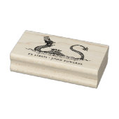 ヴィンテージの海の怪物 神話的なエクスリブリス 本 ラバースタンプ (スタンプ)