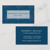 ヴィンテージの海パターン 名刺 (正面/裏面)