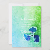 ヴィンテージの海事ウェディング招待状 招待状 (裏面)