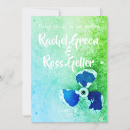 ヴィンテージの海事ウェディング招待状 招待状