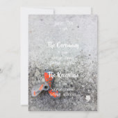 ヴィンテージの海事ウェディング招待状 招待状 (裏面)