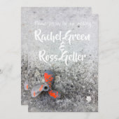 ヴィンテージの海事ウェディング招待状 招待状 (正面/裏面)