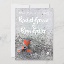 ヴィンテージの海事ウェディング招待状